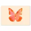 Vlinder - Minimalistisch - Roze Placemat vinyl groot -zzsfeer1_Kitchenyeah-website