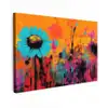 Zonnebloemen - Abstract - Oranje canvas 2cm klein -z3d