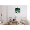 Tropisch - Inductie mat - Natuur - Inductie beschermer - Jungle Wandcirkel aluminium klein -woonkamer