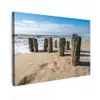 Zand - Strand - Paal - Water - Zomer canvas 2cm klein -z3d