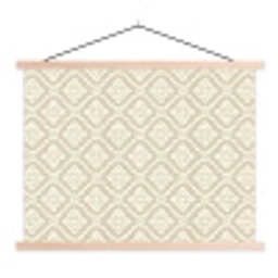 Floraal - Ornament - Beige textielposter latten blank klein 122 -3d