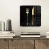 Bestek - Goud - Mes - Vork plexiglas 5mm klein -sfeer1