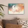 Moskee - Kleurrijke wolken - Arabisch - Ramadan - Islamitische canvas 2cm klein -sfeer1