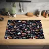 Donker - Kiezels - Glans Inductie beschermer vinyl 3mm klein 276 -sfeer5