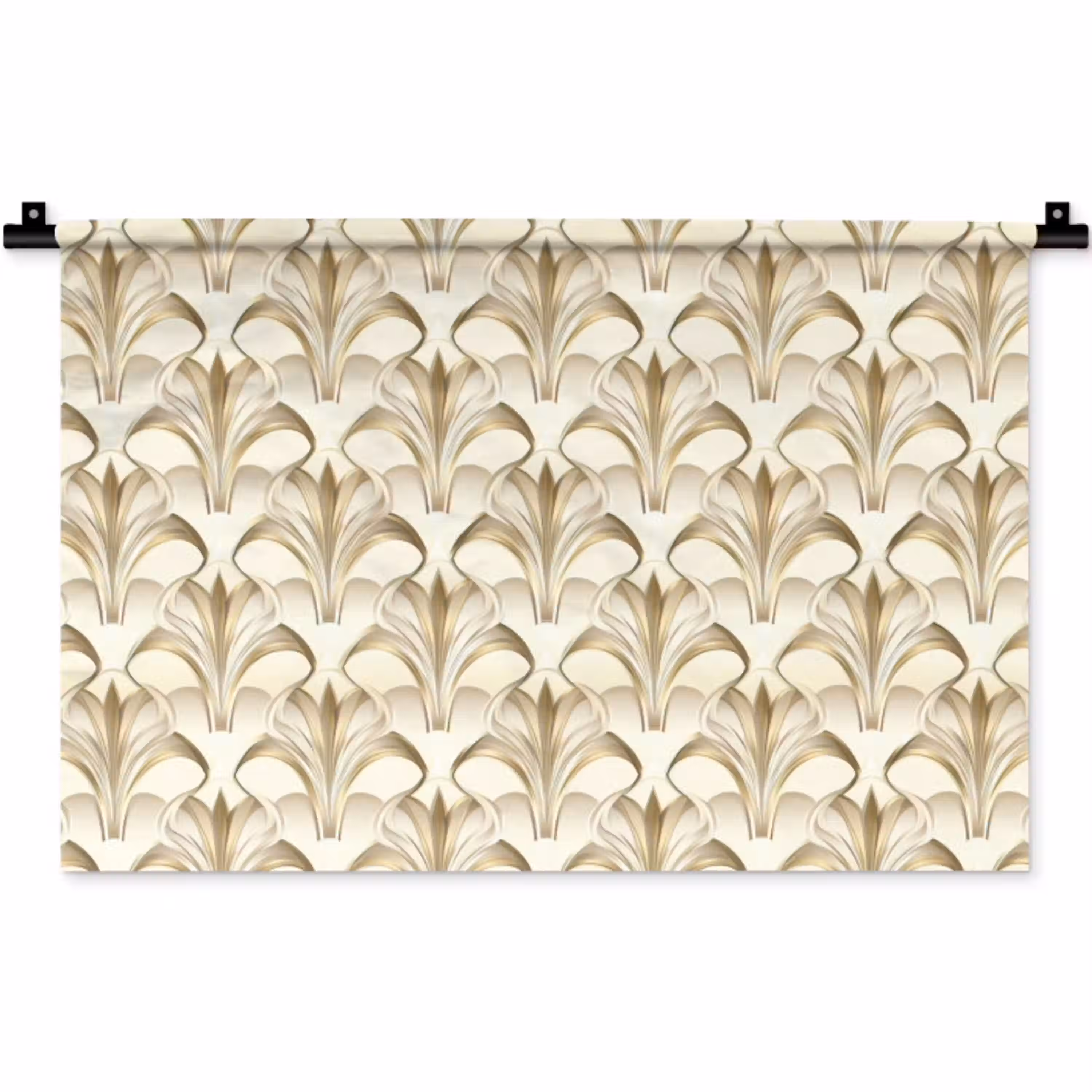 Ornament - Barok - Goud Wandkleed katoen klein 269 -zz3d