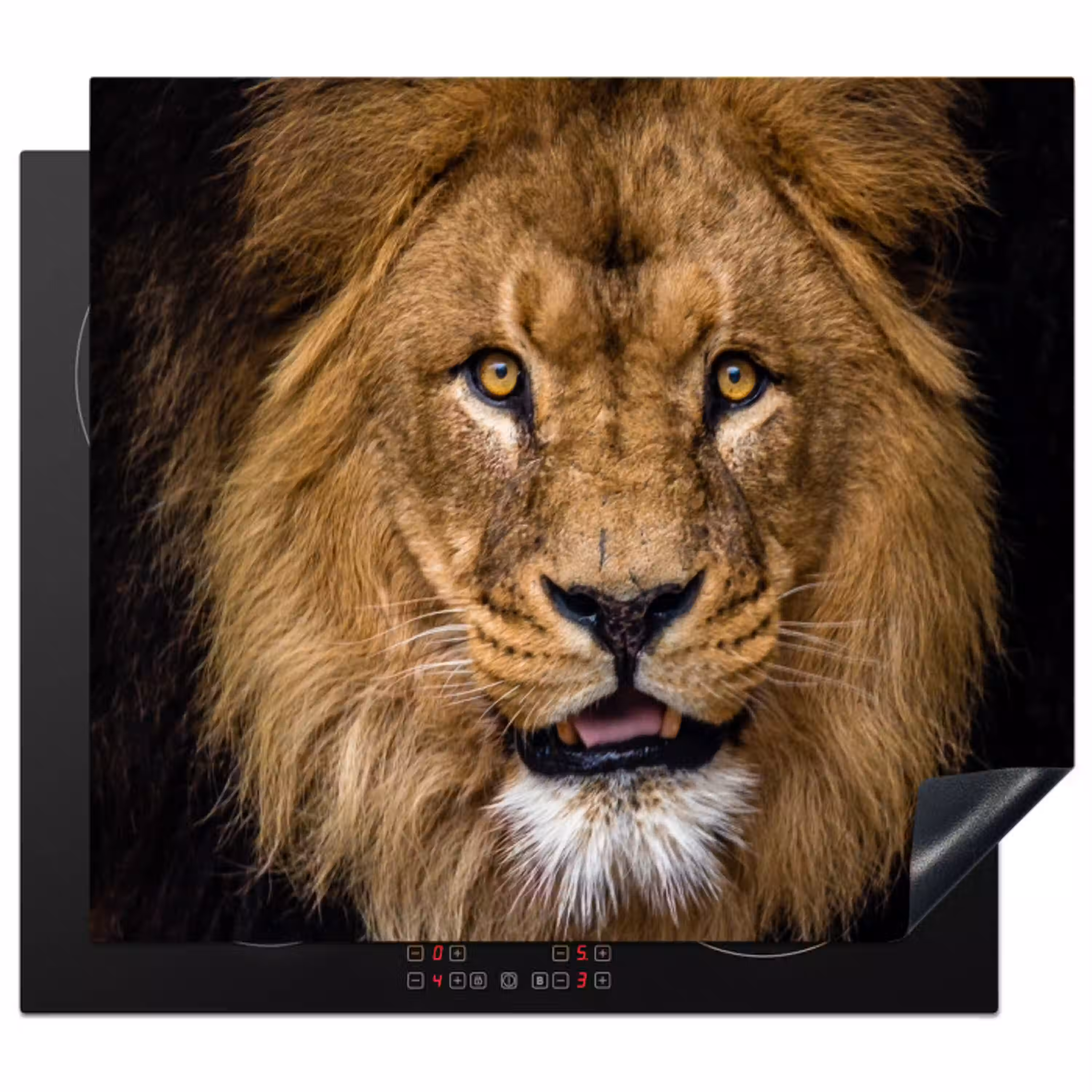 Gezicht van de Serengeti Inductie beschermer vinyl 3mm middel -3d