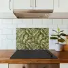 Bladeren - Modern - Groen keuken achterwand spatscherm klein 900 -sfeer2
