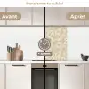 Abstract - Lijnen - Beige keuken achterwand 2 middel 865 -voor-na2_FR