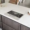 Gasfornuis - Koken - Beige Inductie beschermer vinyl 3mm klein -sfeer8
