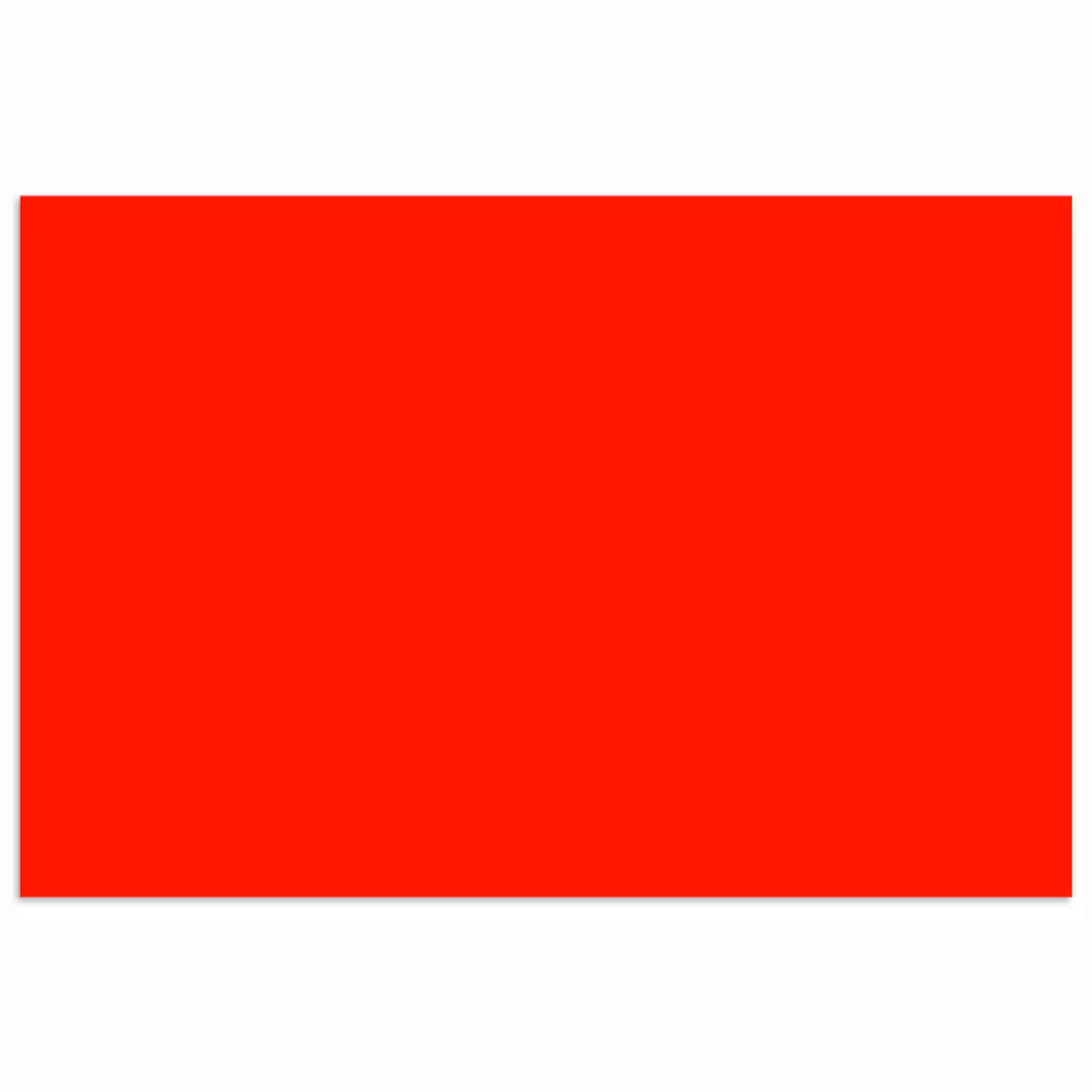 Vibrant - Vermilion - Rood poster papier klein 62 -3d