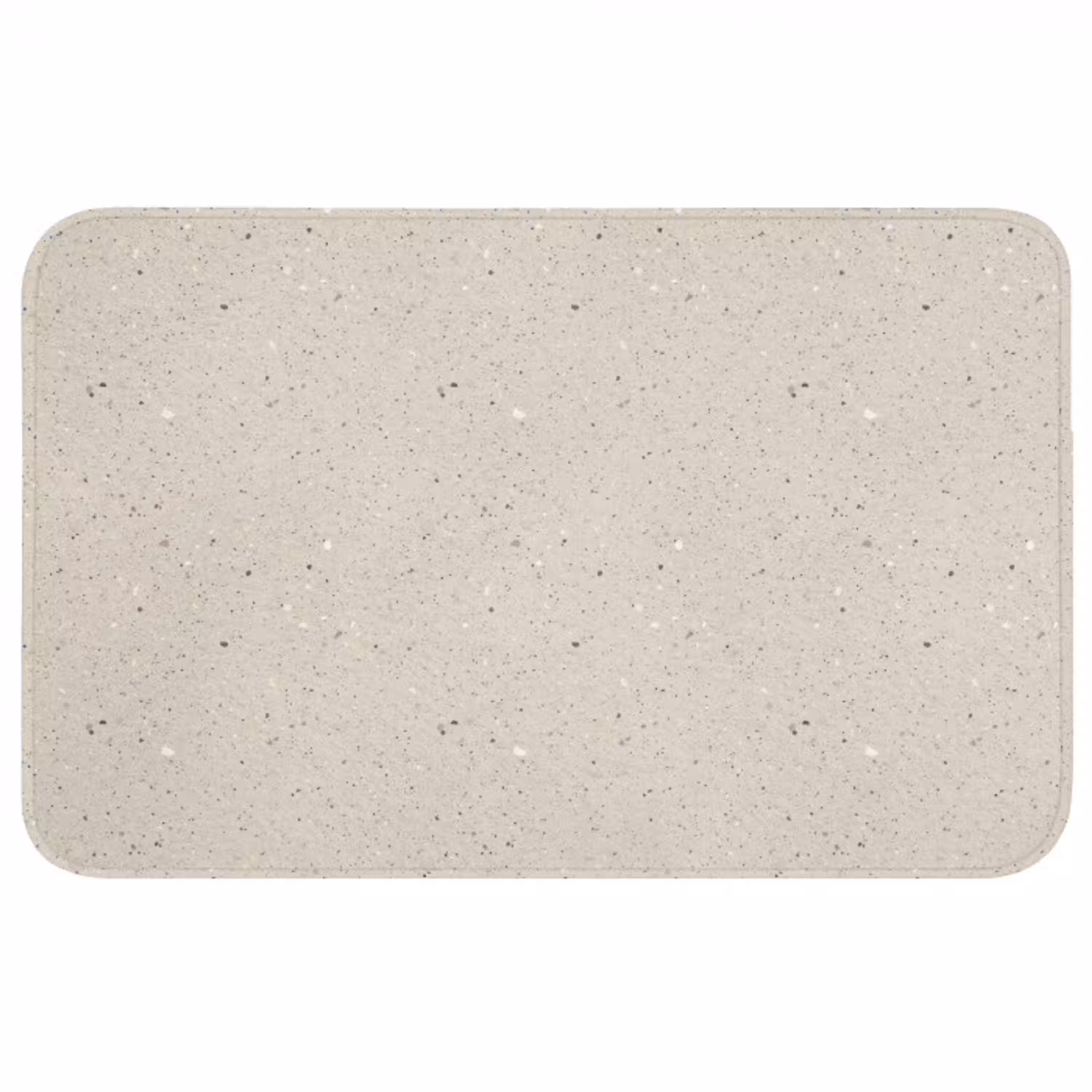 Lichtbeige - Terrazzo - Grijs Badmat middel 997 -3d