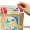 Kleurrijk - Abstract - Bloemen - Patronen Light Box met kabel (Wandlamp) klein -USP_websiteprintNL