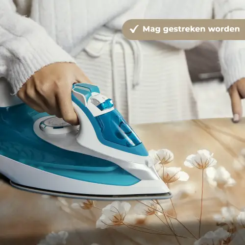 Wilde - Bloemen - Wit Wandkleed katoen klein -sfeer9