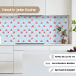 Paddenstoel -Sprookje - Blauw keuken achterwand 2 middel 871 -sfeer4_DE