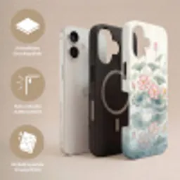 Aquarel - Lotusbloemen - Kleurrijk Toughcase MagSafe Apple iPhone 17 klein -USP_Lagen_DE