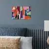 Vormen - Ritmisch - Kleuren - Abstract poster papier klein -sfeer2