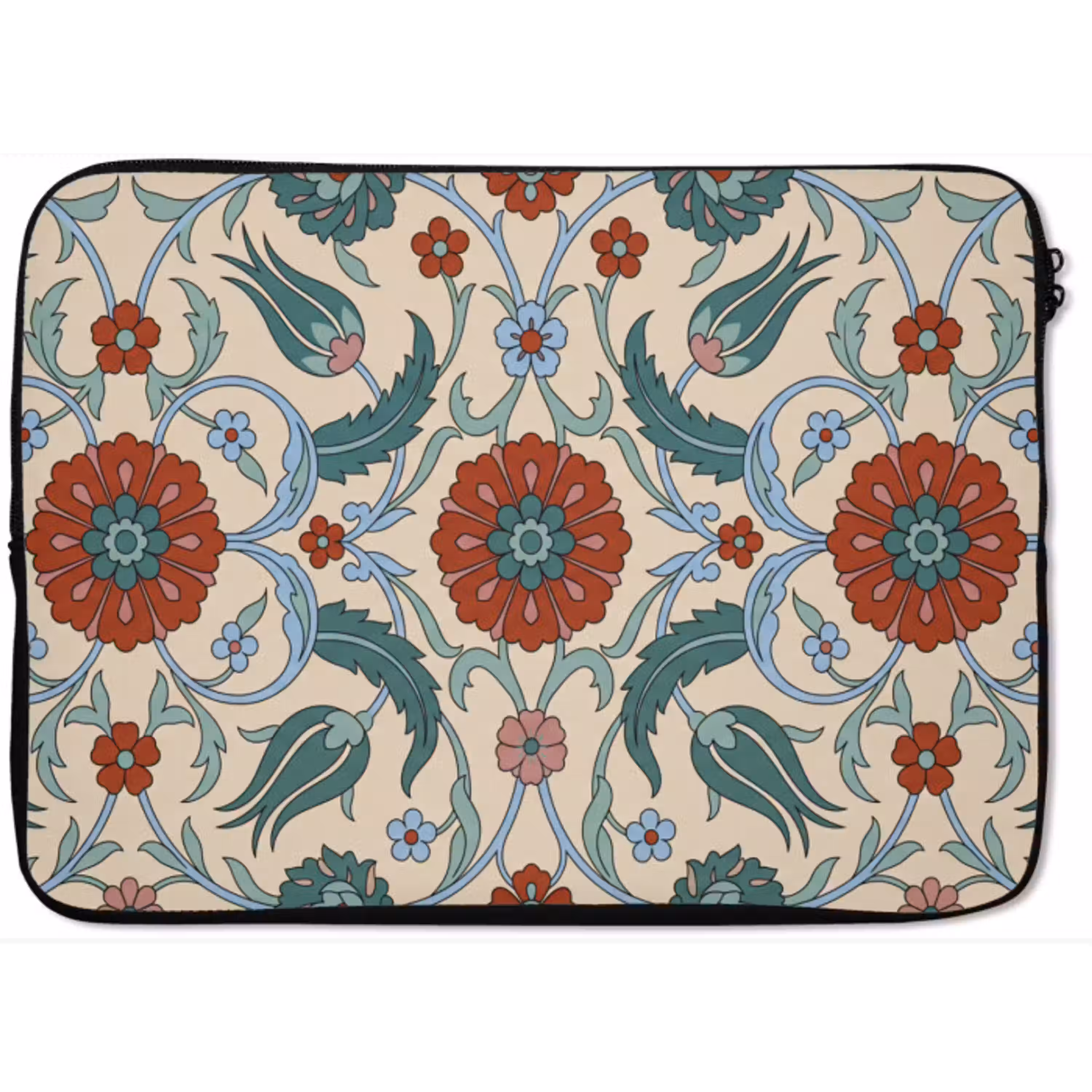 Bloemen - Patroon - Klassiek - Decoratie - Kleurrijk laptophoes neopreen klein -zkaufland3dotto