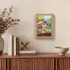 Landschap - Schilderij - Huis - Kunst - Herfst Light Box met kabel (Tafellamp) klein -sfeer2