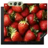 Aardbei - Fruit - Rood Inductie beschemer met haakjes middel -3d