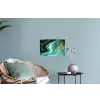 Marmerlook - Blauw - Goud - Glitter - Luxe - Marmer Muursticker klein -plant