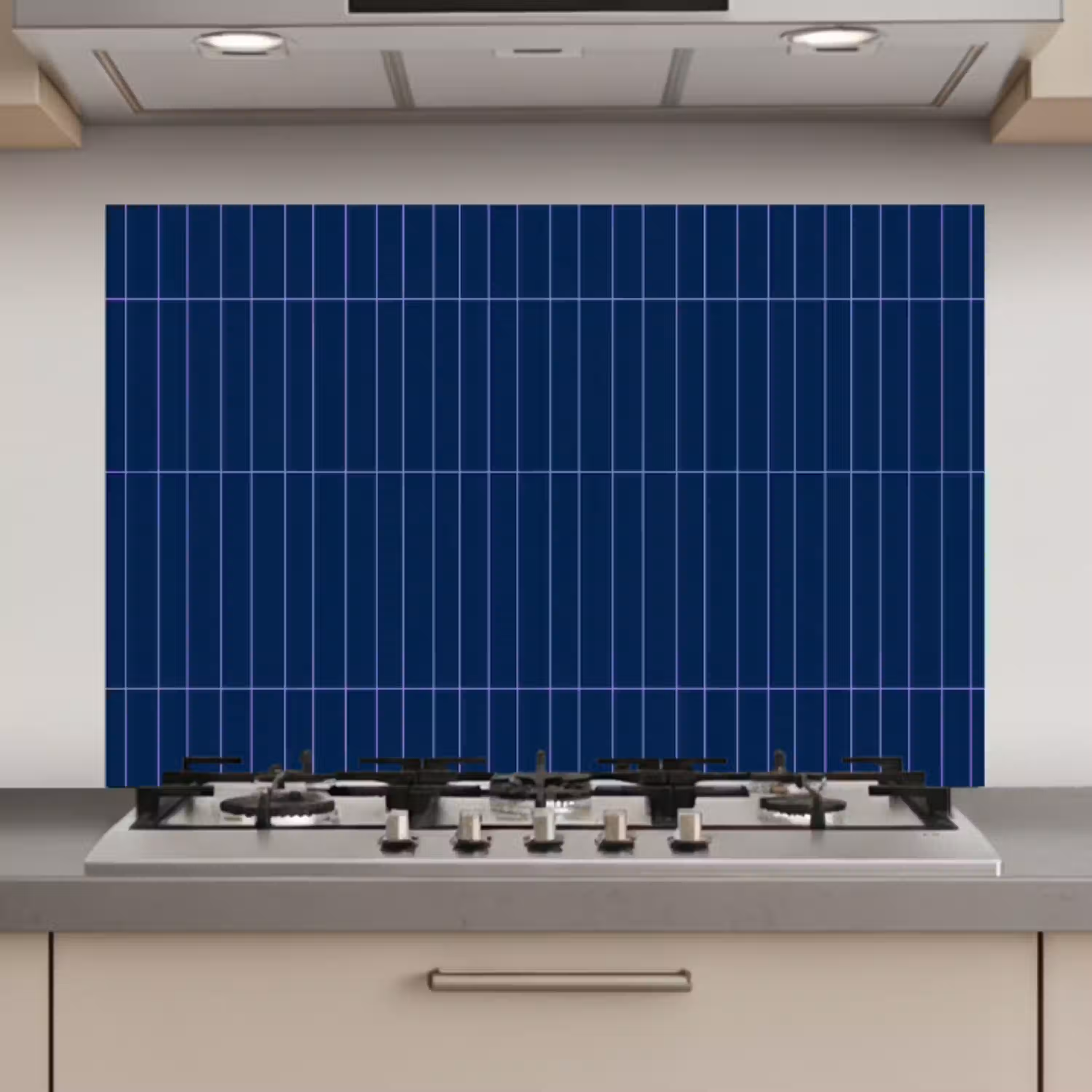 Tegels - Langwerpig - Blauw keuken achterwand spatscherm klein 900 -3d_website