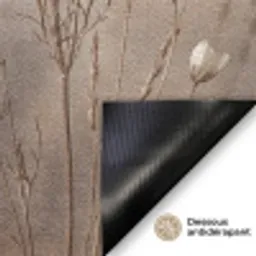 Wilde bloemen - Botanisch - Vintage - Natuur - Rustiek Deurmat klein -antislip_FR