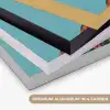 Vrouw - Blauw - Vlinder - Bloemen - Aesthetic Textielframe zwart klein -USP_kleurenDE