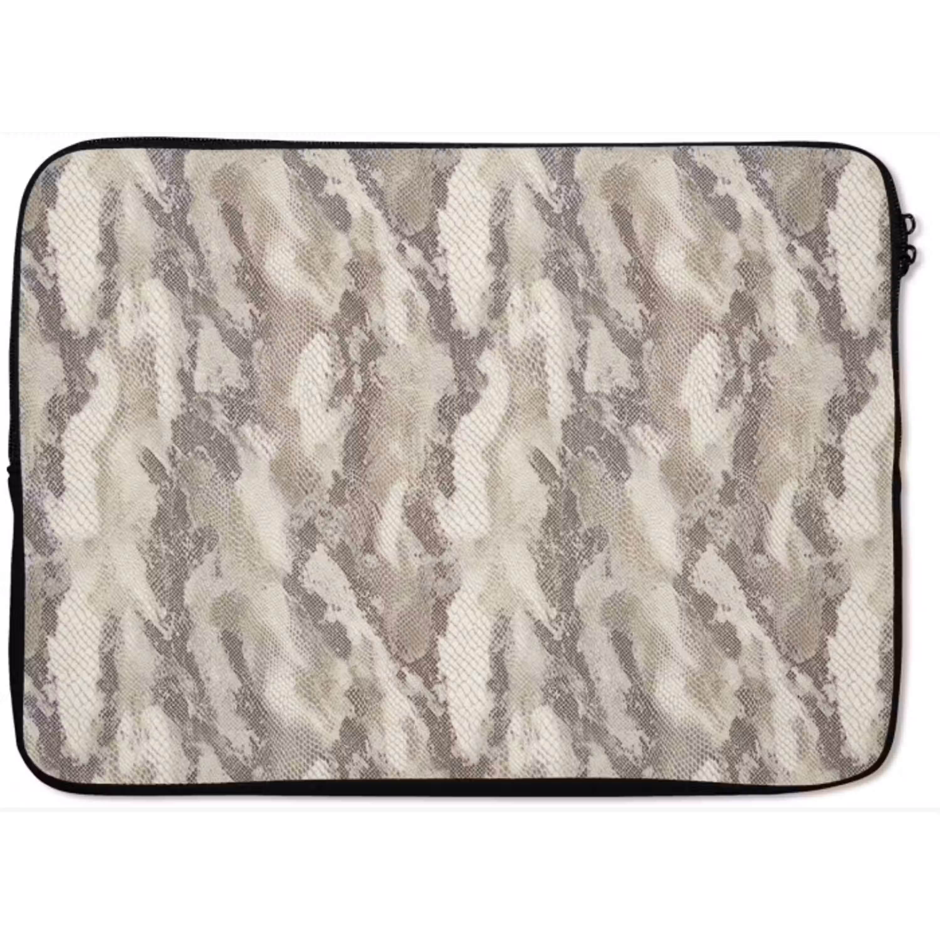 Slang - Patroon - Taupe laptophoes neopreen klein 279 -zkaufland3dotto