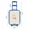 Bohemian paard in pastel kleuren Kinderkoffer - Blauw klein -productfoto_formaten