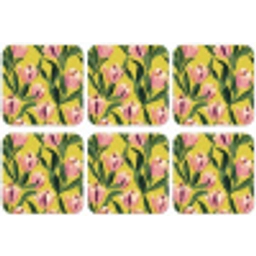 Tulpen - Botanisch - Geel onderzetter kurk middel 366 -zkaufland3dotto