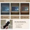 Tornado - Duister - Wolken Light Box met batterij (Wandlamp) middel -USP_lichtkleurNL