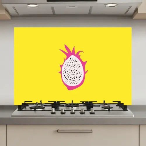 Illustratie - Drakenvrucht - Kleurrijk keuken achterwand spatscherm klein -3d_website