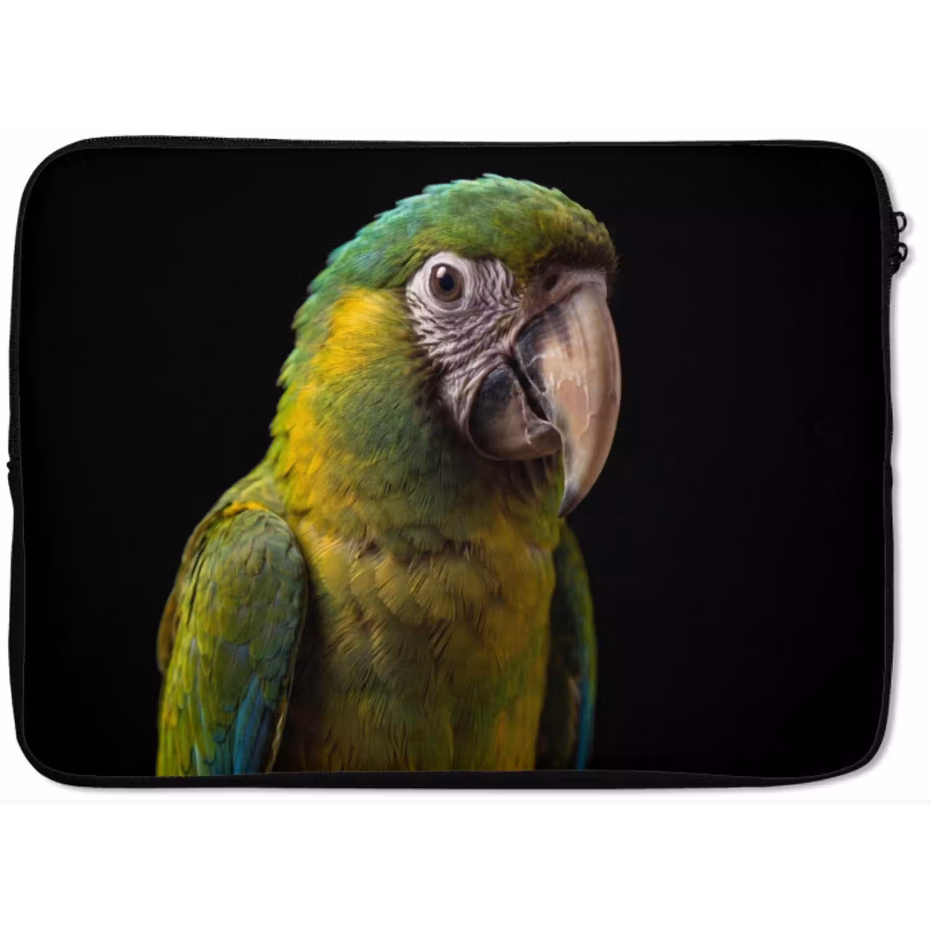 Ara - Portret - Groen laptophoes neopreen klein -zkaufland3dotto