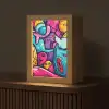 Abstract - Neon - Design - Kleurrijk - Graffiti Light Box met kabel (Tafellamp) klein -z3d_website