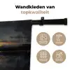 Gouden Reflectie op Water Wandkleed katoen klein -sfeer2