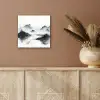 Bergen - Mistig - Water - Wit aluminium wit klein -sfeer4