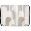 Abstracte bogen - Modern - Beige laptophoes neopreen klein -zkaufland3dotto