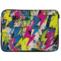 Bliksemschichten - Patroon - Marmer - Kleuren laptophoes neopreen klein -zkaufland3dotto