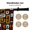 Abstract - Patroon - Rood Wandkleed katoen klein -sfeer2