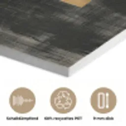 Abstract - Goud - Zwart - Kunst PET vilt klein -closeup_DE