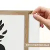 Japandi - Zwart - Abstract Light Box met batterij (Wandlamp) middel -USP_websiteprintNL