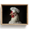 Kok - Rood - Kip Dienblad Rechthoek middel -z3d_shopping