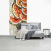 Mozaïek - Watermeloen - Rood - Pitten fotobehang vinyl groot -slaapkamer