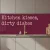 Kitchen kisses, dirty dishes keuken achterwand 2 middel zz_3dshopping