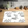 Aap - Oerwoud - Grijs Inductie beschermer vinyl 3mm klein 276 -sfeer5