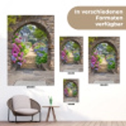 Verstopte tuin tuinposter los doek klein -Xsfeer9_DE