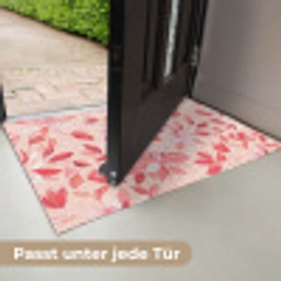 Botanisch - Bloemen - Rood Deurmat klein 898 -USP_DE
