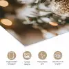 Kerst - Kerstboom - Winter - Binnen - Sneeuw poster papier klein -closeup_NL