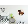 Paard - Galop - Energie Wandcirkel aluminium klein -kinderkamer