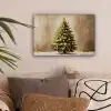 Kerst - Sfeer - Groen canvas 2cm klein -sfeer1